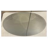 36 Inch Oval Beveled Mirror