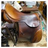 Custom Made Black Forest 17” English Saddle and Horse Tack