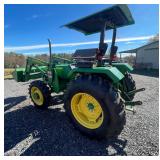 💥John Deere 5103 Tractor w/553 Front Loader 4 wheel drive