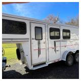 Circle C Gooseneck 2 Horse Slant Trailer