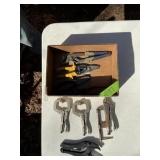 PLYERS-VICE GRIPS-SIDE CUTTERS