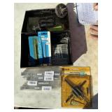 HOLE DRILLING TOOLS, METAL BOX