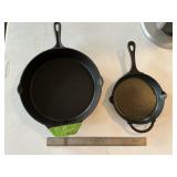 CAST IRON SKILLETS X2 PIONEER WOMAN + MOUNTAIN