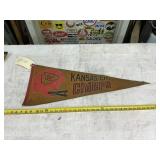 KC CHIEFS PENDANT BANNER VINTAGE 29.5" X11"