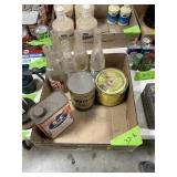 VINTAGE CANS + SODE BOTTLES