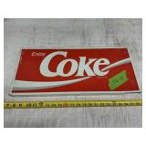 COKE SIGN, 22" X 10"