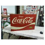 COCACOLA SIGN AM66 24" X 36" VINTAGE