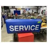 SERVICE SIGN- FORD DEALER 45"LX 18"TX 8"D NOT WORK