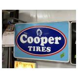 COOPER TIRES SIGN 44.5" X 29.5"