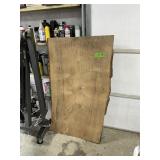 LARGE OAK SLAB 32" W X 56"L X 2 1/4 THICK