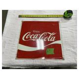 ORIGINAL! COCA COLA SIGN, 15"X15"