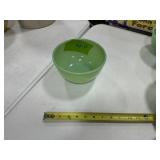 FIREKING JADEITE 7" BEADED EDGE BOWL