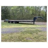 2007 "CUSTOM BUILT" GOOSENECK TRAILER 30 FT