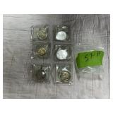 AMERICAN MINT,PRESIDENT COINS, LIBERIA, QTY 6, 