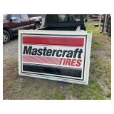 MASTERCRAFT TIRES SIGN-PLASTIC- 72" X48"