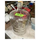 LARGE GLASS BOTTLE 19" TALL