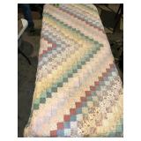 HAND STITCHED QUILT- 82" X82"