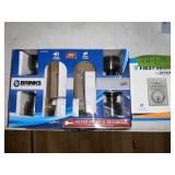 FIRST SECURE SCHLAGE LOCK, BRINKS DOORKNOBS
