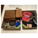 RAZOR, LIGHT, ALARM CLOCK, MISC. 2 BOXES