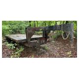GOOSE NECK TRAILER FLATBED 7.5