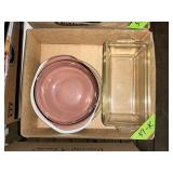LOT OF GLASS DISHES