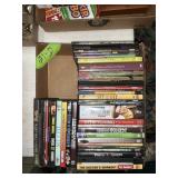 BOX OF DVDS