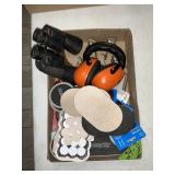 STIHL EAR PROTECTORS,BINOCULARS,3 HANDHELD CLIPPER