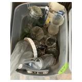 VASES, JARS, PIE PLATES LOT
