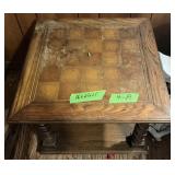 SIDE TABLE, 16" X 21"X 21"