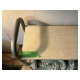 SMALL BOOK SHELF W THROW 34"H X 26"W X 10"D