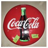 METAL COCA-COLA TACKER TYPE SIGN 1SIDED