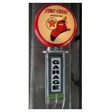 GARAGE SIGN W TEXACO FIRE CHIEF TOPPER-REPRO?