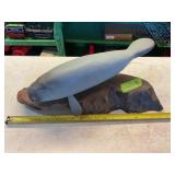 MANATEE ON WOOD DECOR