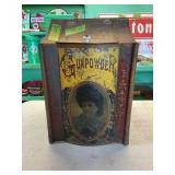 VINTAGE TIN STORAGE BOX
