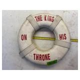 DECORATIVE LIFE RING- BOAT