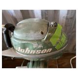 JOHNSON SEA HORSE BOAT MOTOR 3HP ON STAND UNTESTED