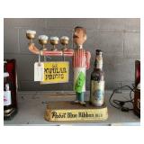 PABST BLUE RIBBON BAR DISPLAY