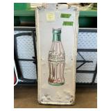 METAL COCA-COLA SINGLE SIDED SIGN