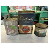 3 VINTAGE CANS