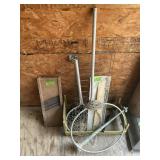 CABBAGE SLICER, BASKET, FISH NETS