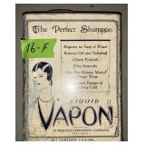 LIQULO VAPON SHAMPOO 1 GALLON METAL CAN