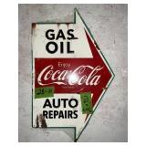 METAL COCA-COLA SIGN 1SIDED