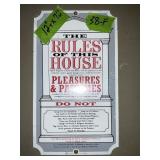 ANDY ROONEY PORCELAIN ADVERTISING SIGN 1SIDED