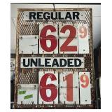 GAS PRICE SIGN