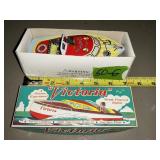 VICTORIA STEAM POWERED ENGINE TIN BOAT IN BOX