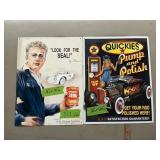 2 METAL 1 SIDED SIGNS