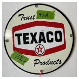 TRUSTED TEXACO PRODUCTS- METAL SIGN