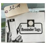 BOOK TEXACO REMINDER TAGS