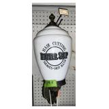 GLASS BARBER SHOP LIGHT