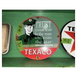 PORCELAIN TEXACO PUMP PLATE